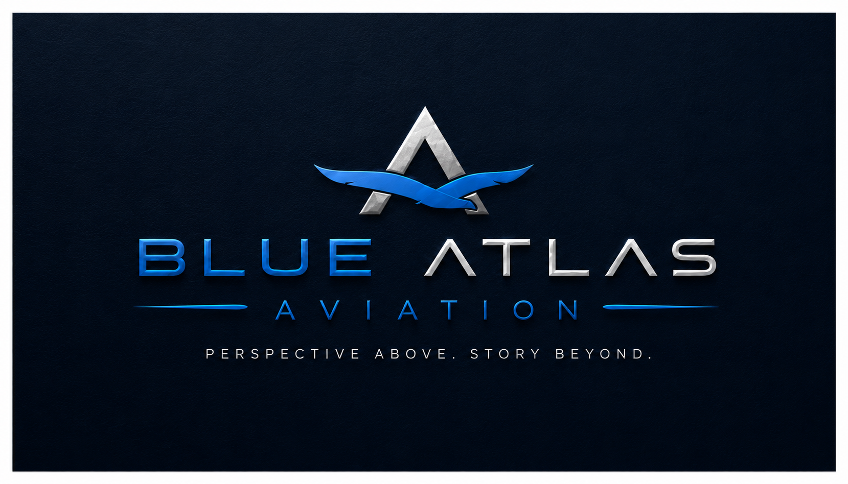 Blue Atlas Aviation — Perspective Above. Story Beyond.