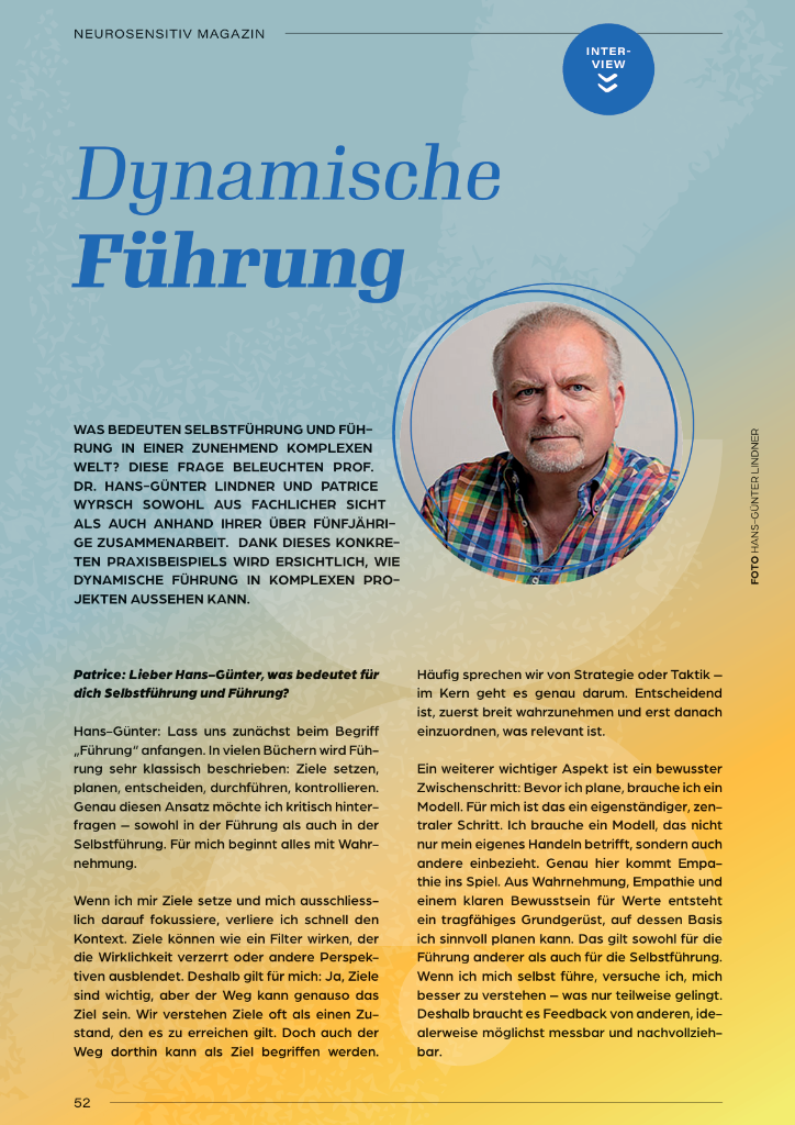 Führungsgrundsätze eines Wirtschaftsprofessors