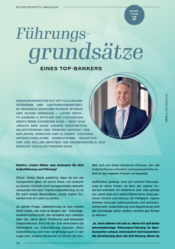 Führungsgrundsätze eines Top-Bankers