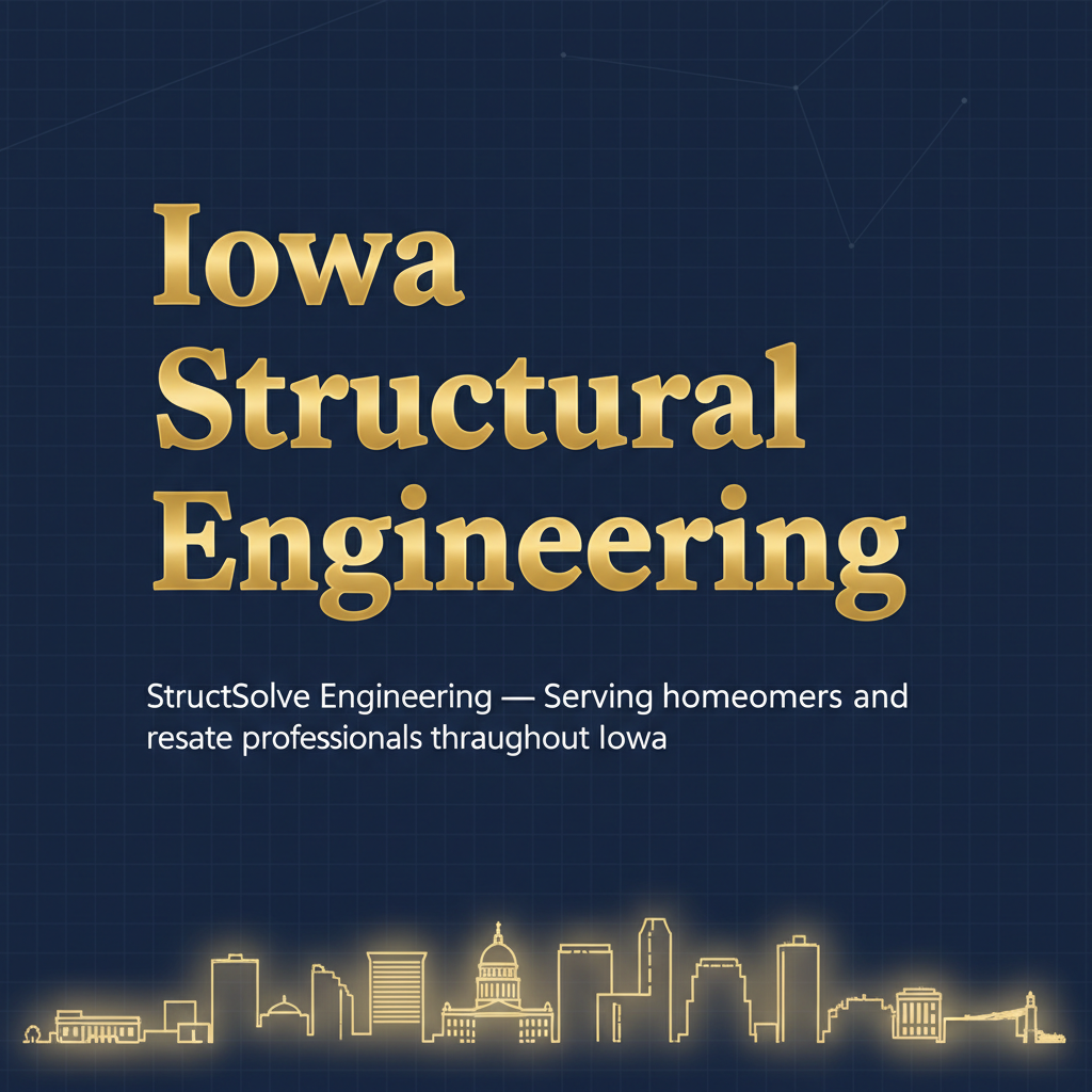 StructSolve Engineering Iowa. Structural Engineering Services in Des Moines and statewide