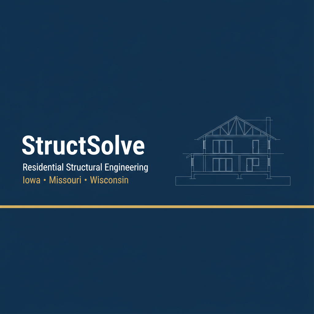 StructSolve Engineering. Residential Structural Engineering across Iowa, Missouri, and Wisconsin