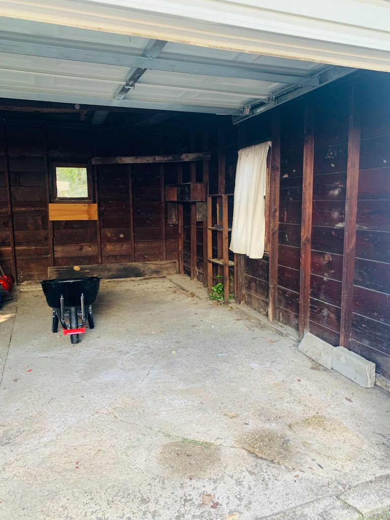 Garage cleanout after - clean empty garage