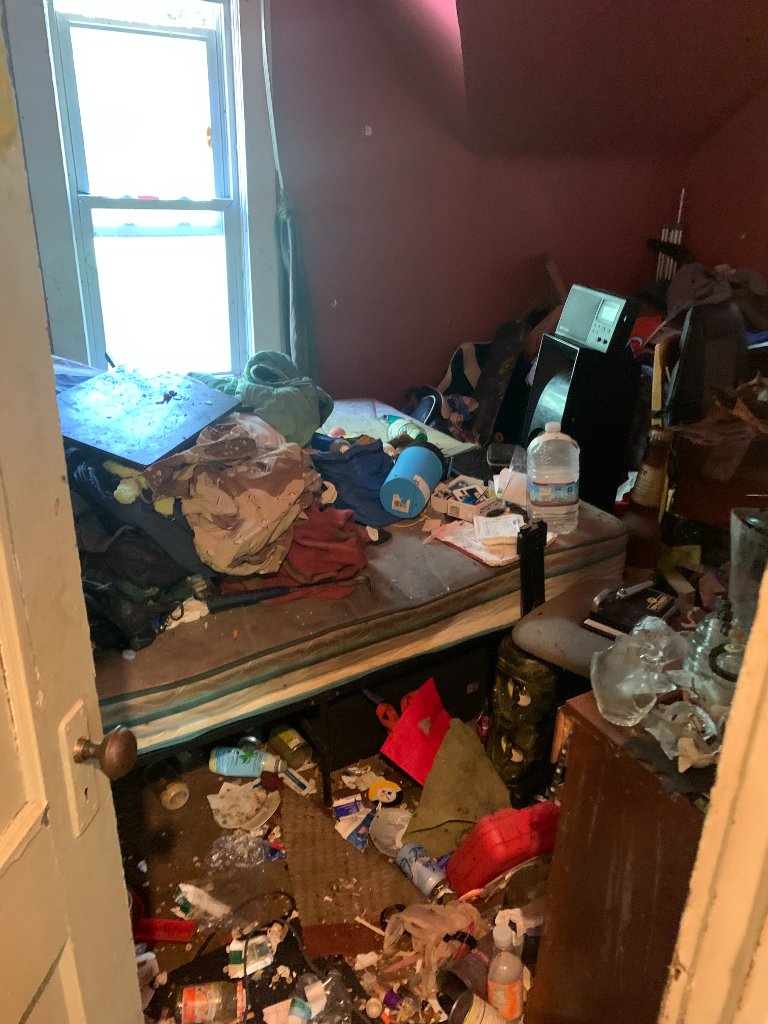 Full house cleanout in progress