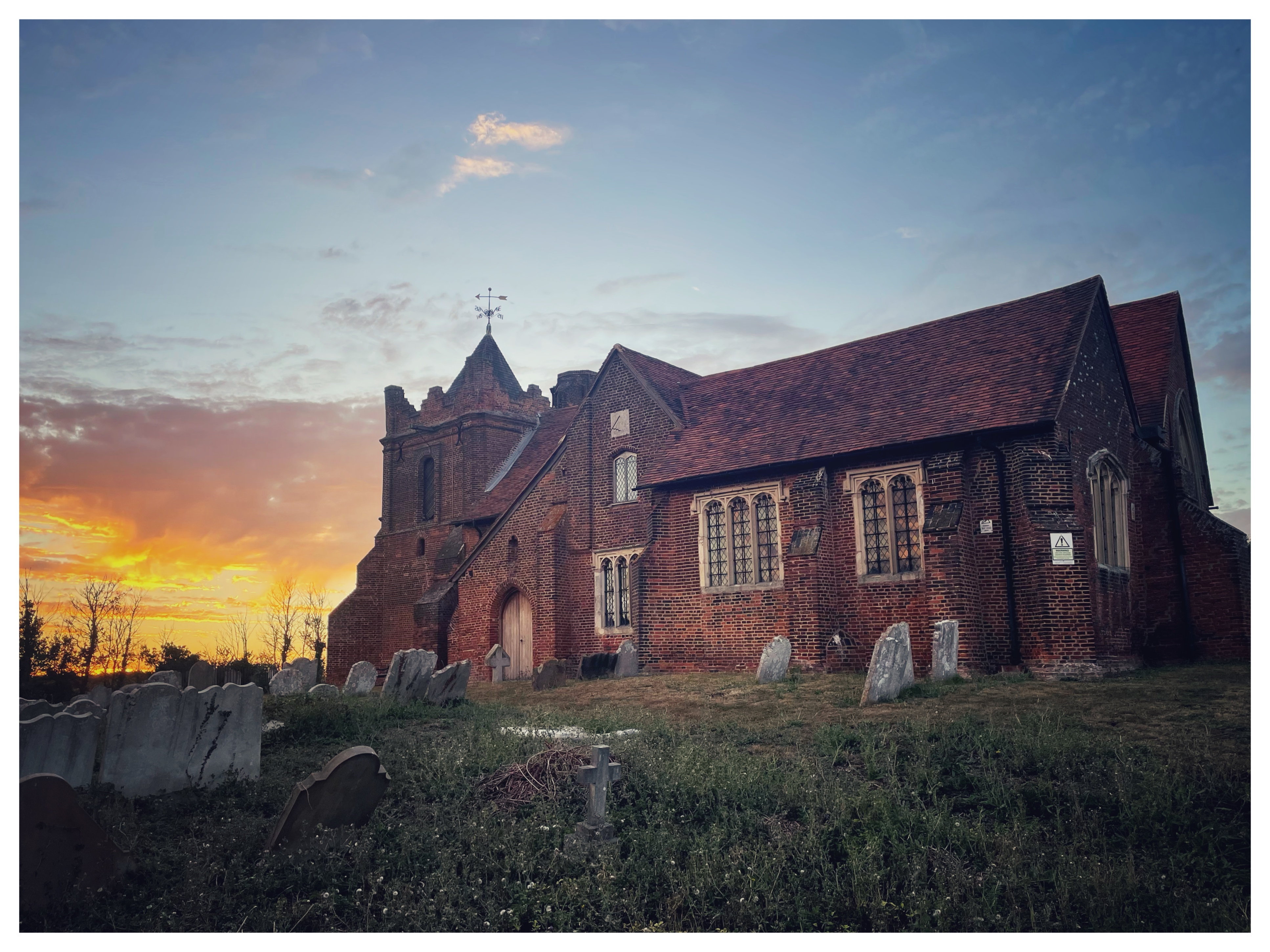 The churchyard at All Saints