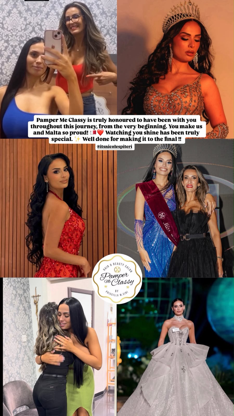 Pamper Me Classy client journey and pageant styling