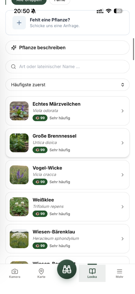 Pflanzen entdecken