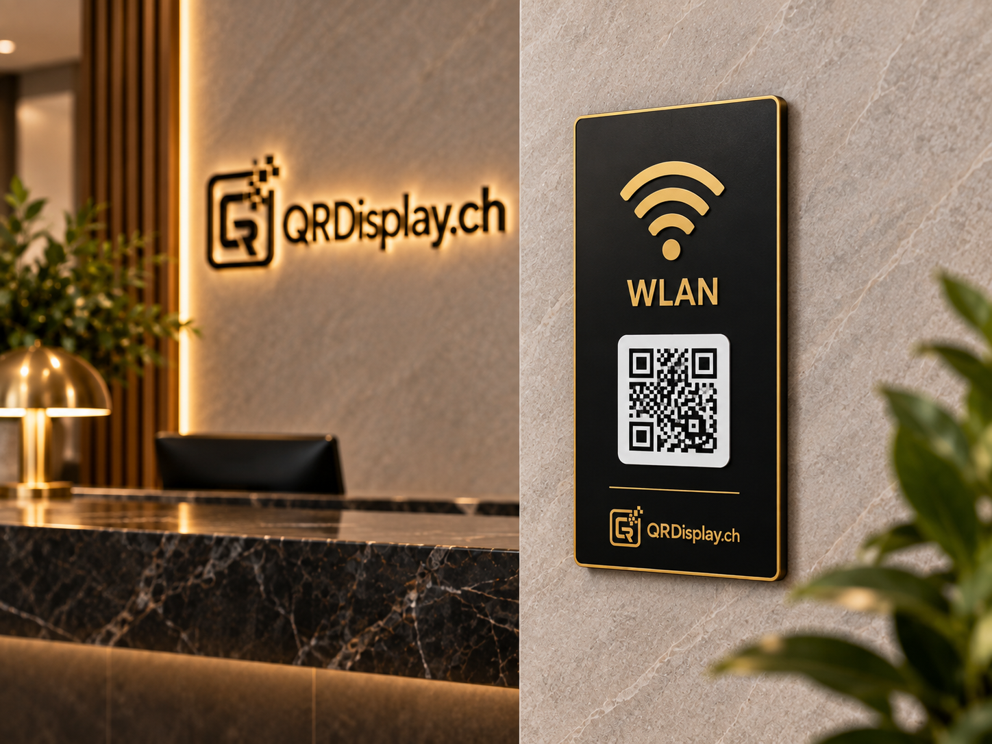 Visualisierung QRDisplay Slim Edition
