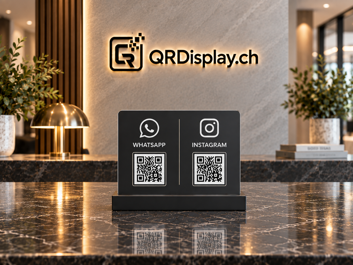 Visualisierung QRDisplay Business M