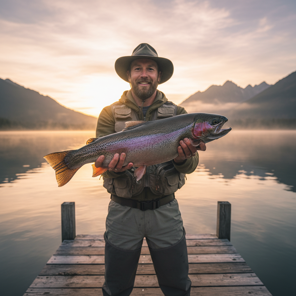 Angler am See