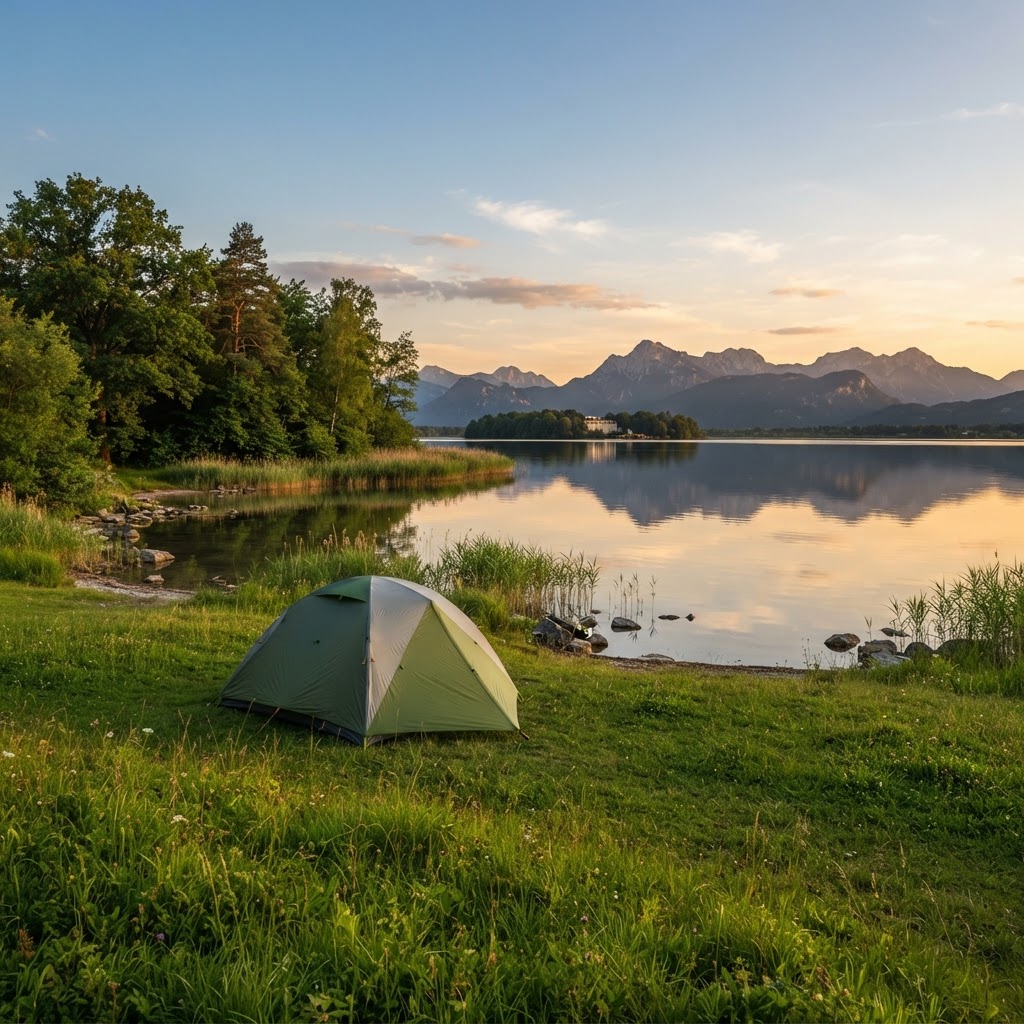 Wildcamping Chiemsee, Bayern