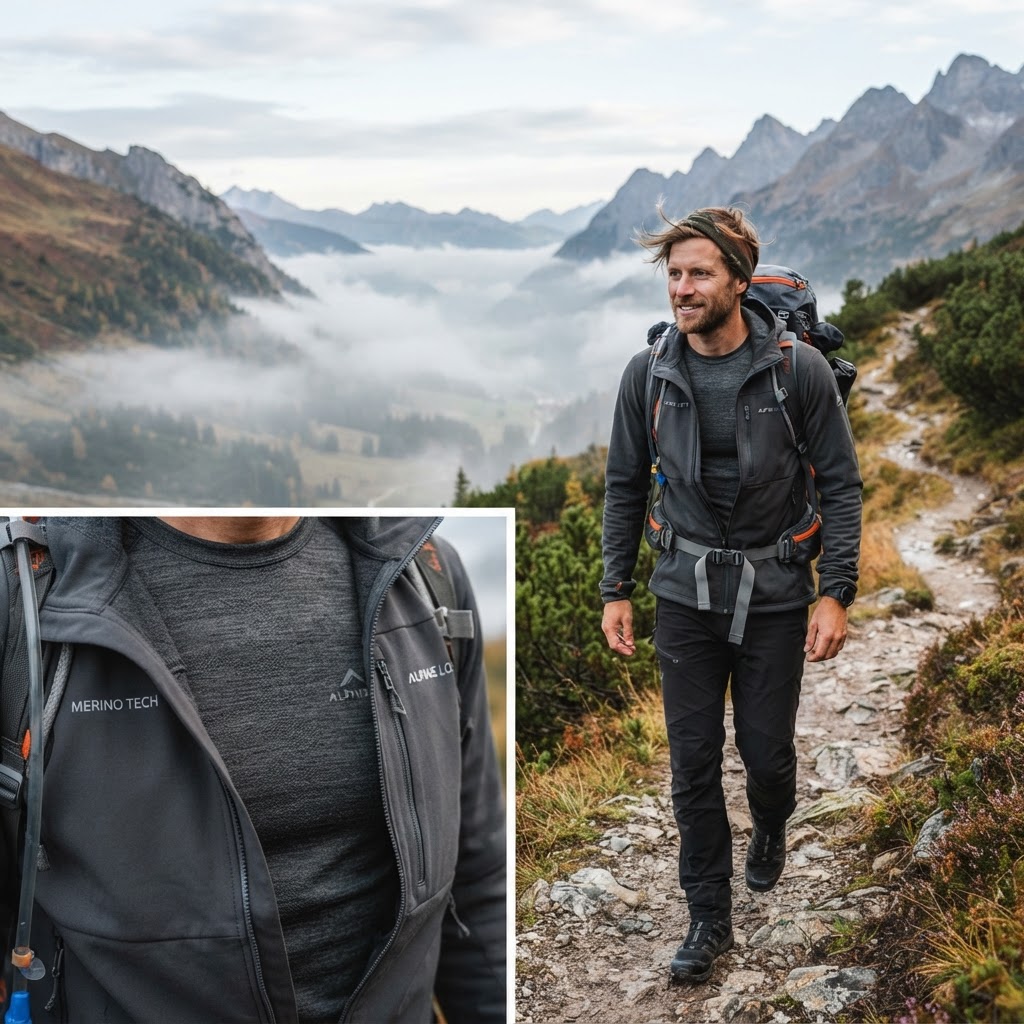 Merino-Funktionsunterhemd Herren