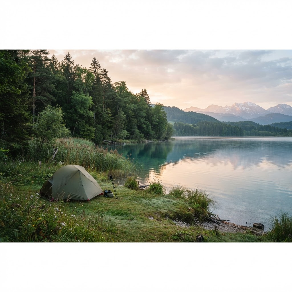 Wildcamping Ammersee, Bayern