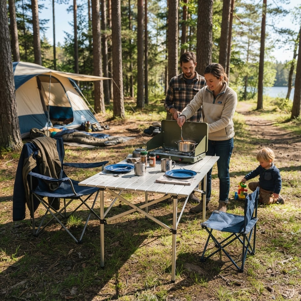 Klappbarer Campingtisch Aluminium
