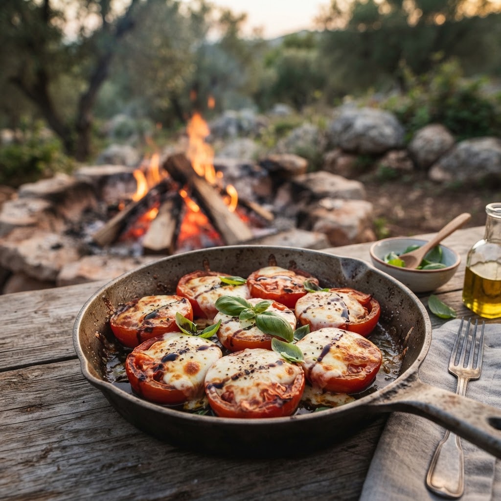 Tomaten-Mozzarella vom Grill
