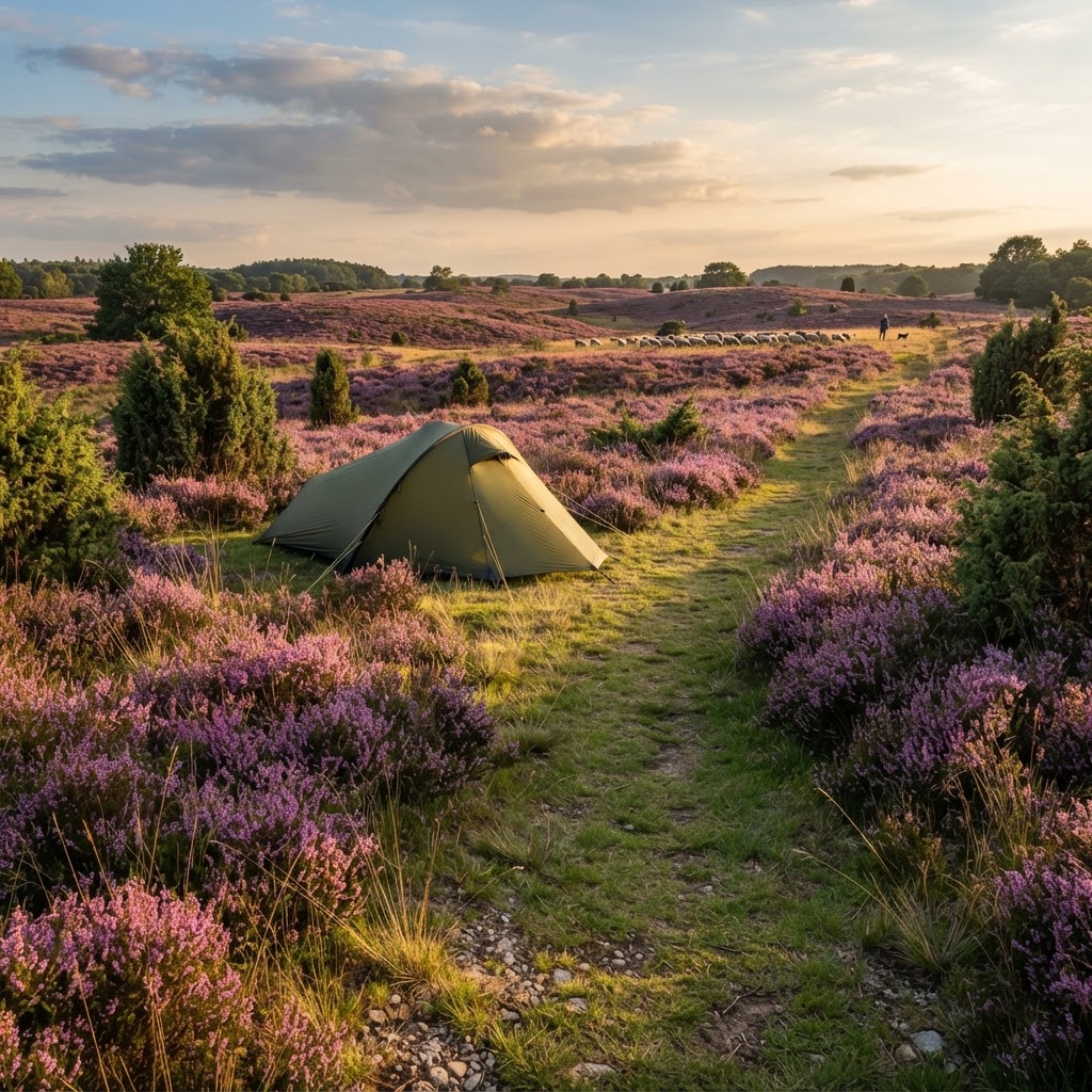 Wildcamping Lüneburger Heide, Niedersachsen
