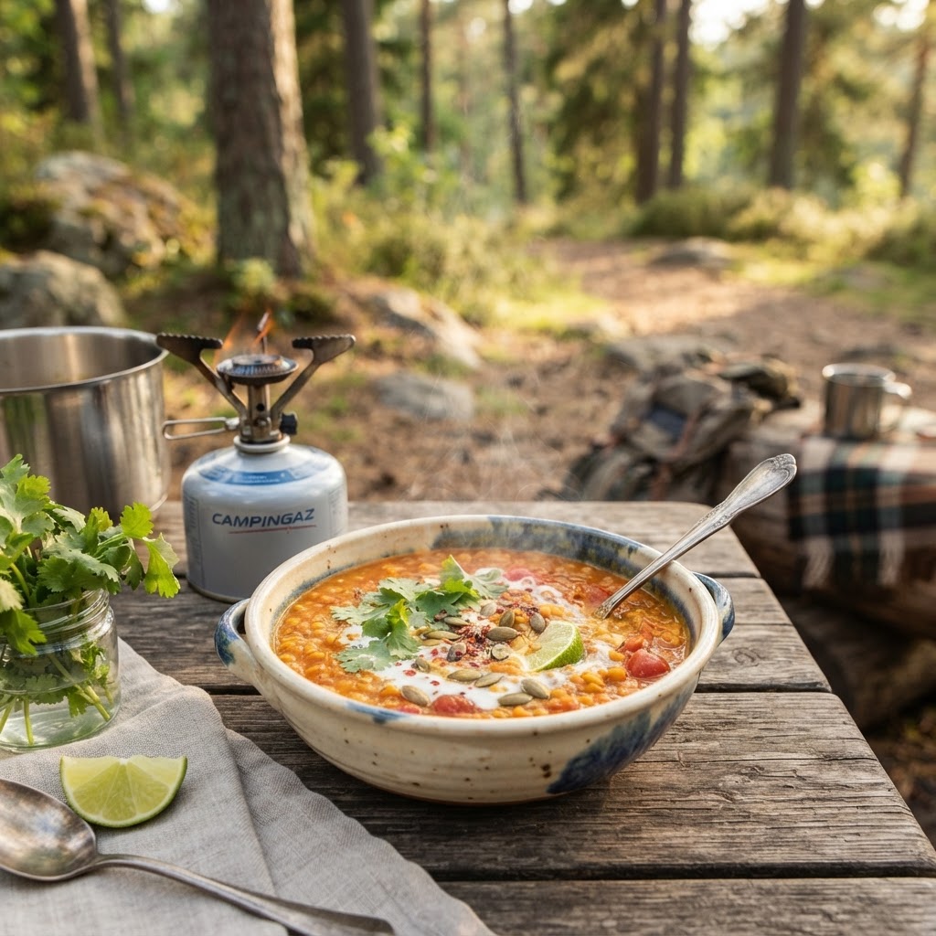 Curry-Linsensuppe für die ganze Familie