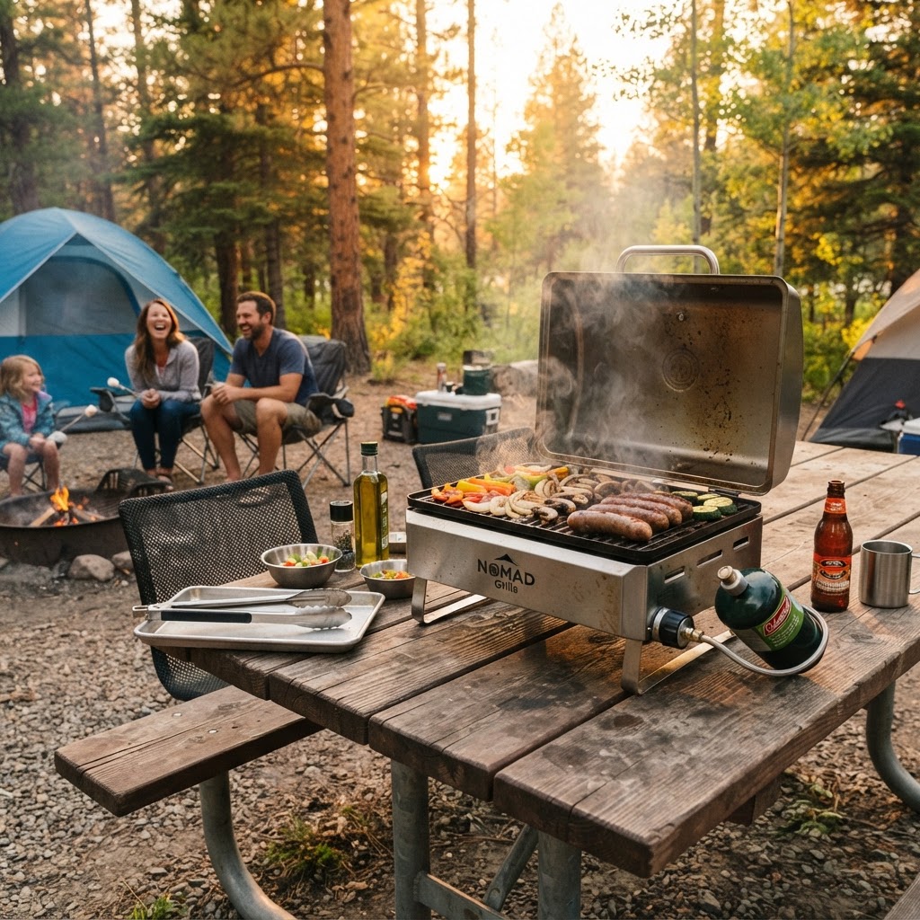 Camping Gasgrill tragbar