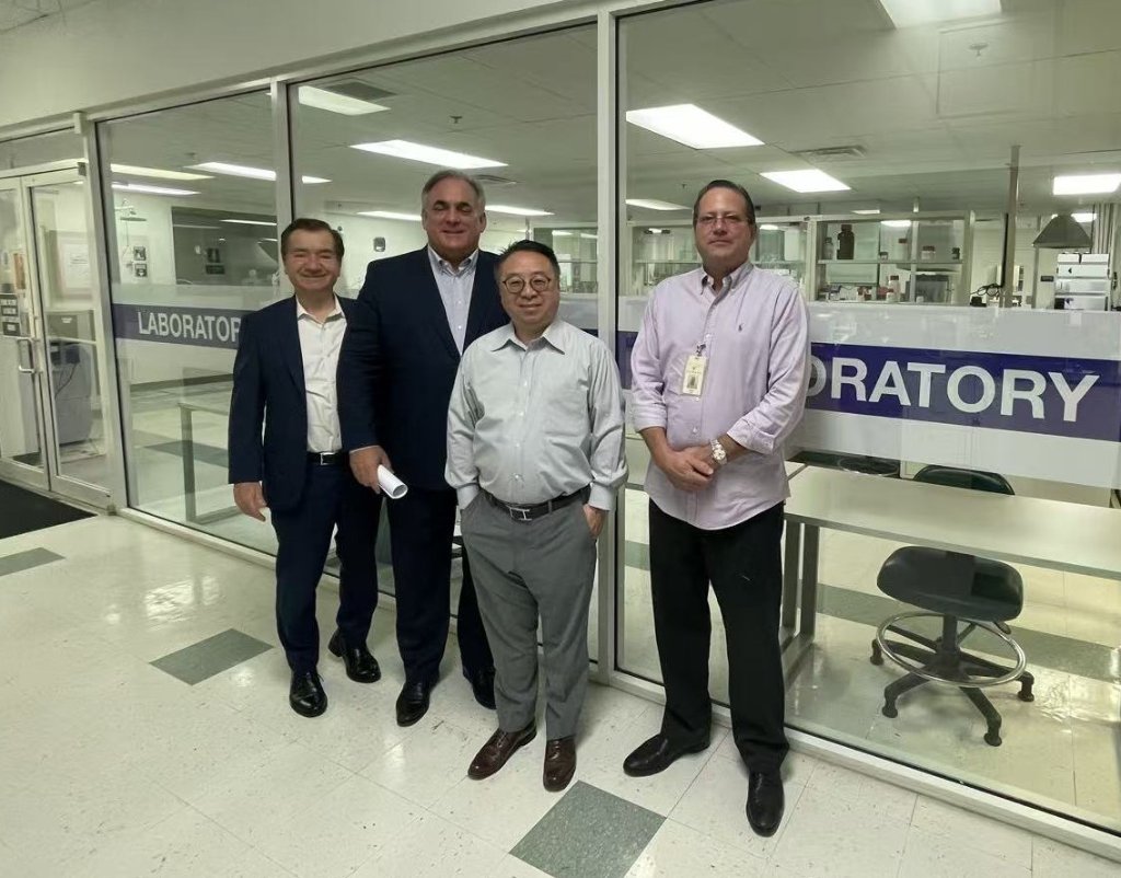 Site visit at laboratory facility