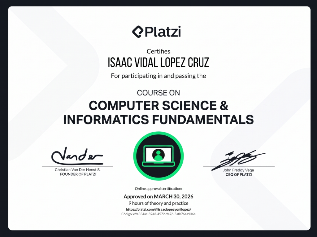 Computer Science & Informatics Fundamentals