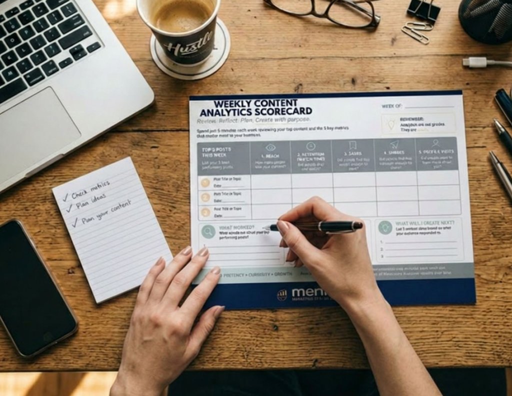 Weekly Content Analytics Scorecard preview