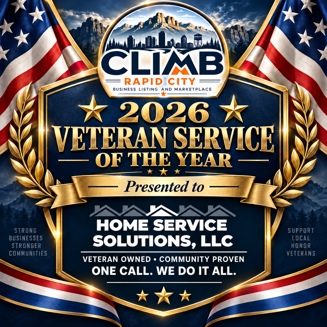 2026 Veteran Service of the Year Award — Home Service Solutions, LLC