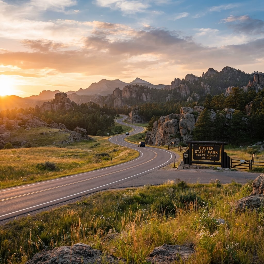 Custer State Park Entrance from Hot Springs
