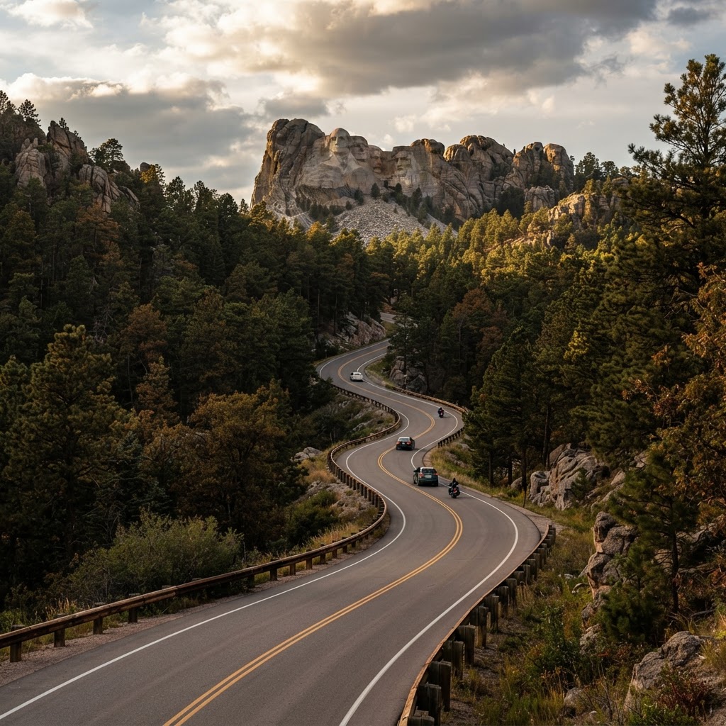 Norbeck Overlook - Mount Rushmore View