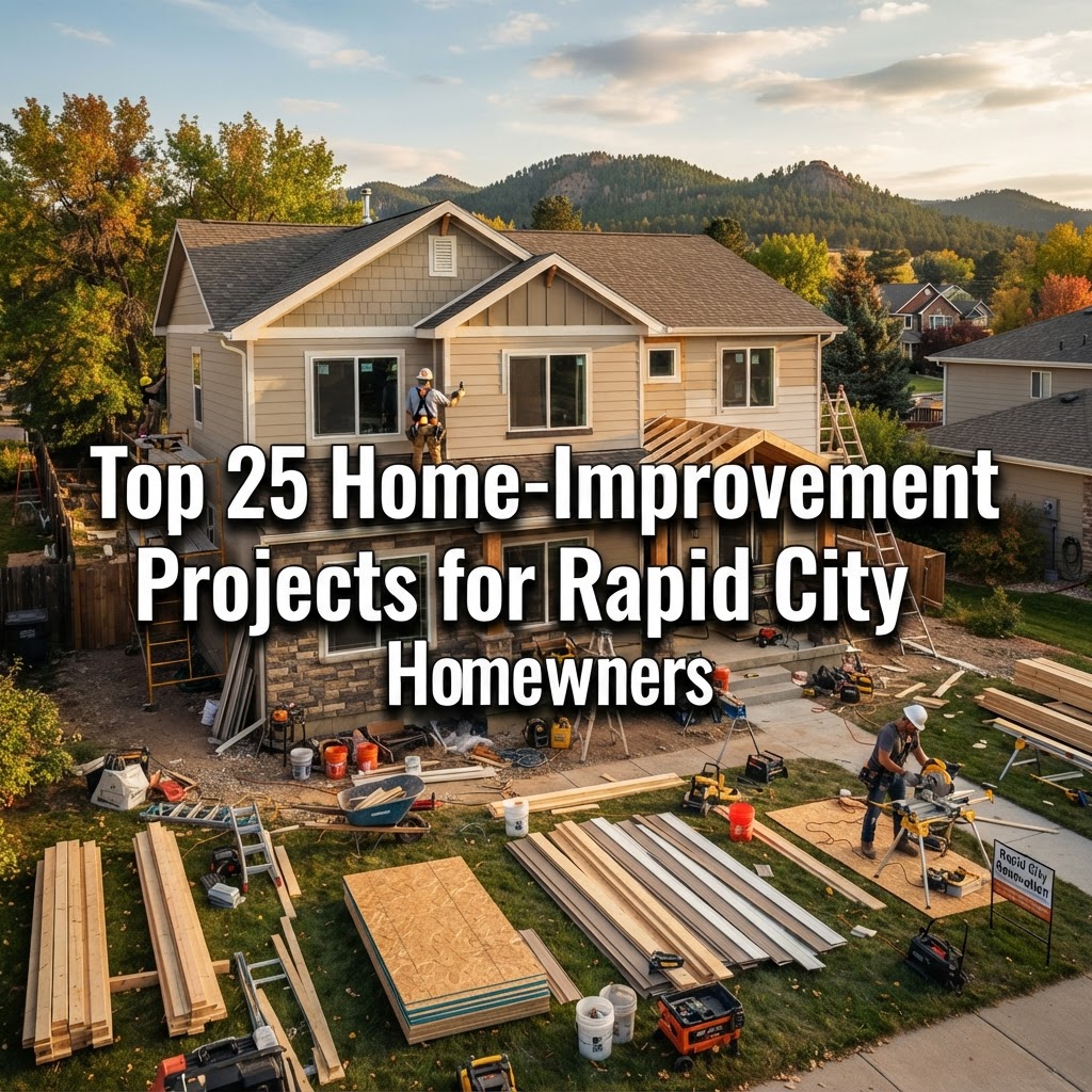 Top 25 Home-Improvement Projects for Rapid City Homeowners