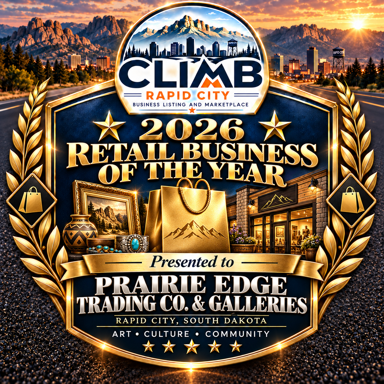 2026 Retail Business of the Year Award — Prairie Edge Trading Co. & Galleries