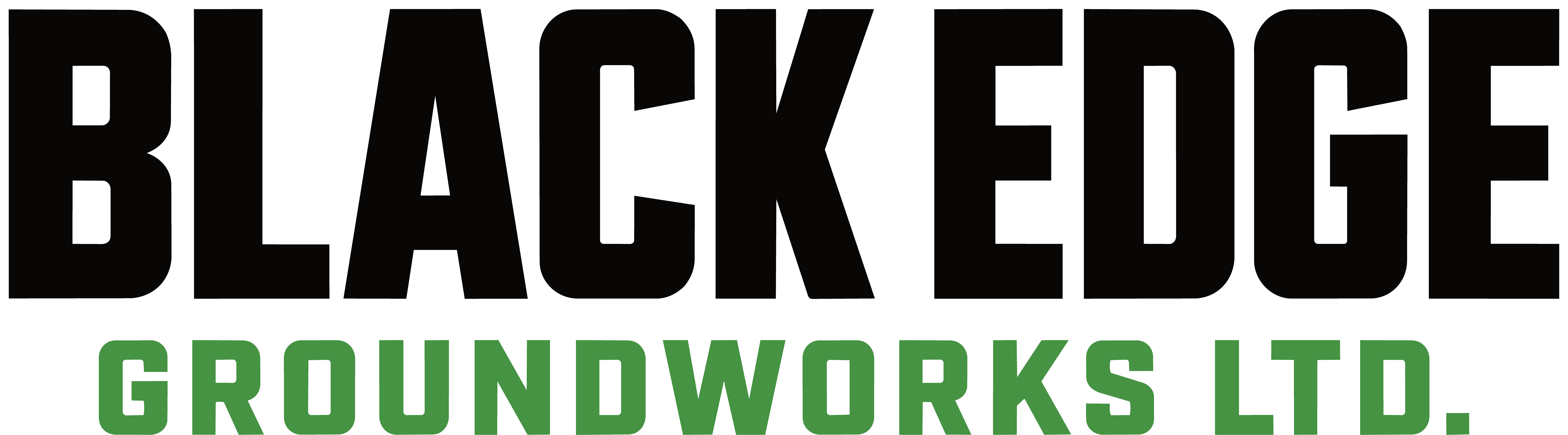 Black Edge Groundworks redesigned logo by Untamed Studios