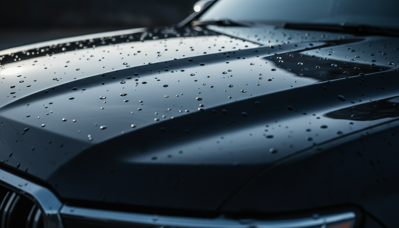 Premium ceramic coated vehicle reflecting Vermont mountains