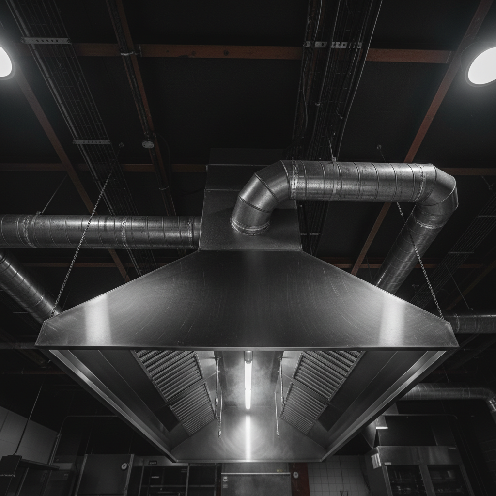 Commercial exhaust hood system