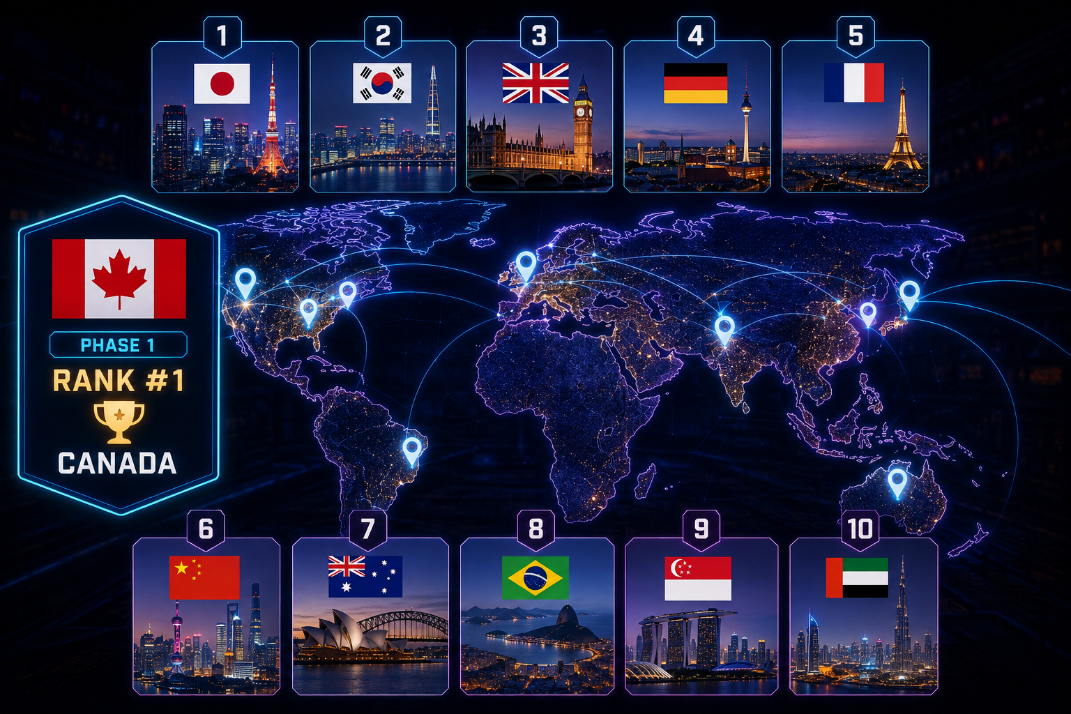 International Markets — Top 10 global gaming markets by opportunity