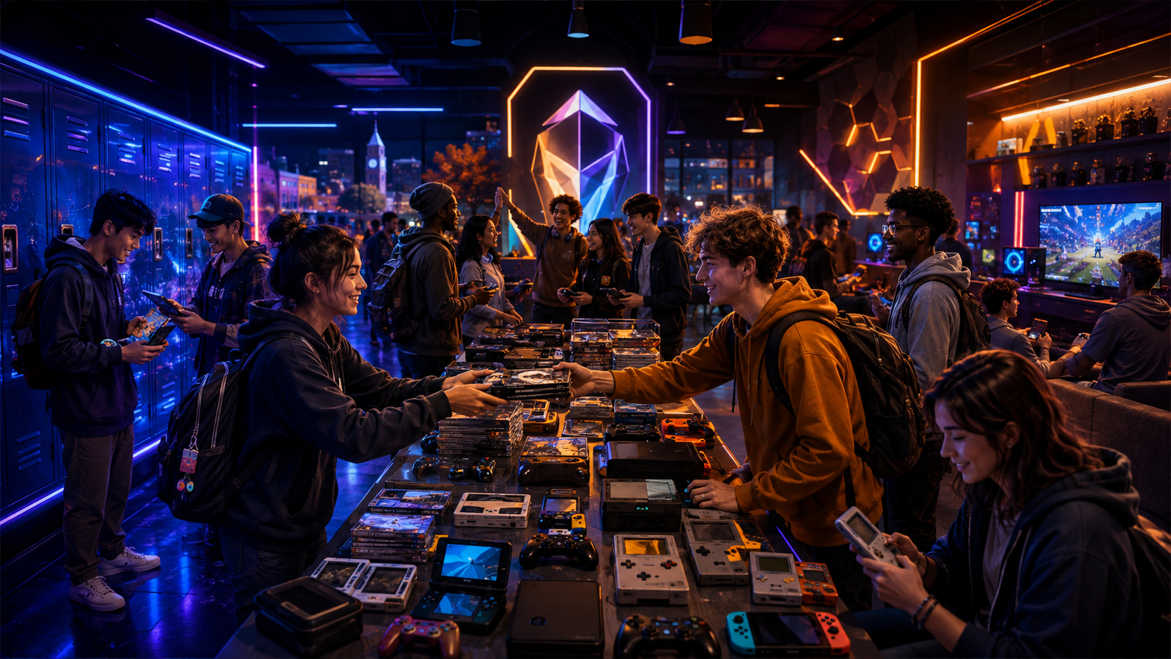 Student Network gaming lounge
