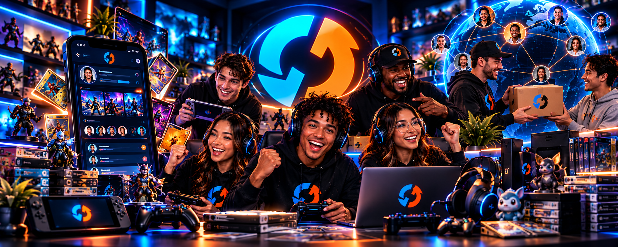 TradeUpGames community — gamer-to-gamer trading network