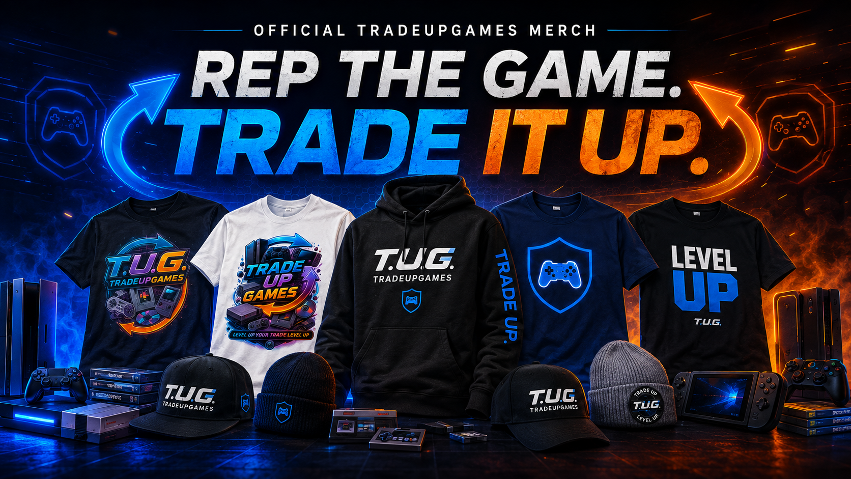 Official TradeUpGames Merch collection