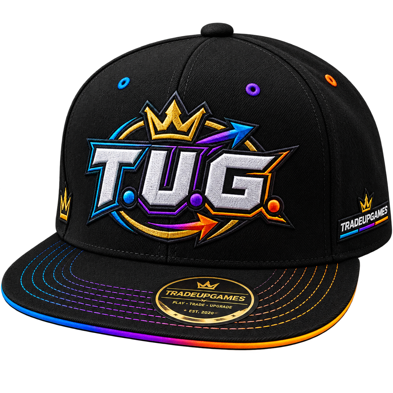 Black T.U.G. Snapback Cap