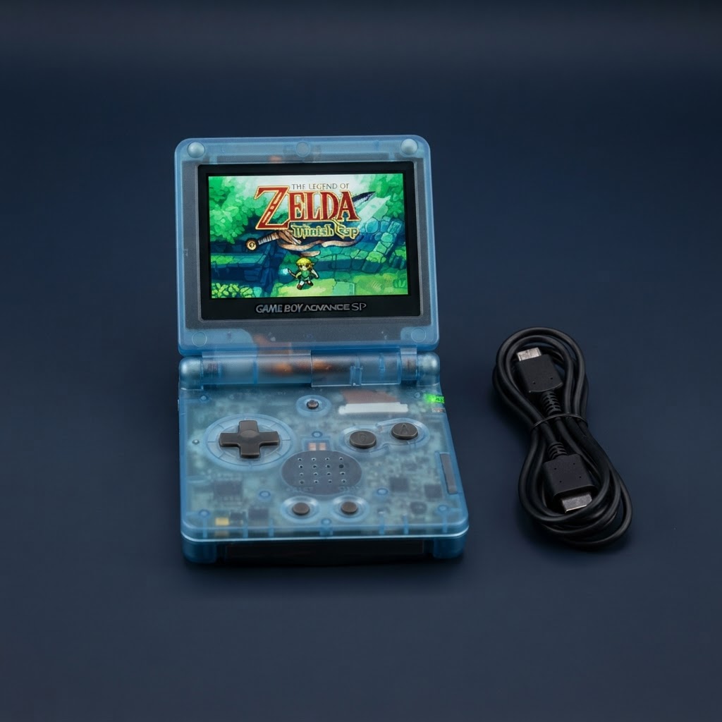 Game Boy Advance SP (Pearl Blue)