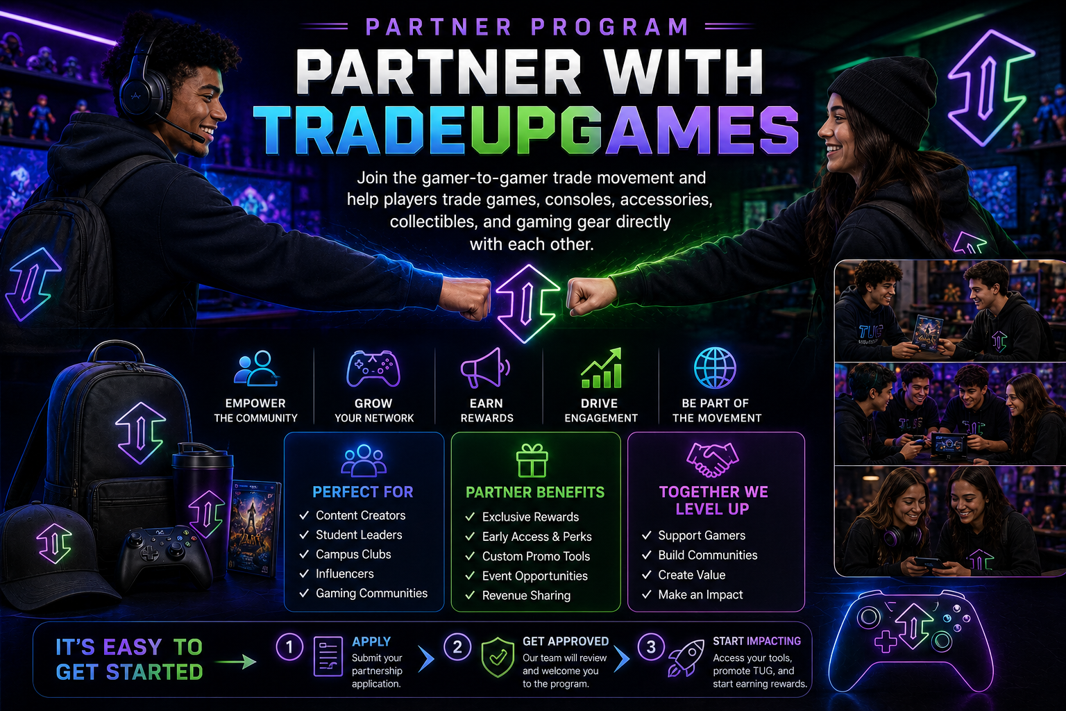 Partner With TradeUpGames