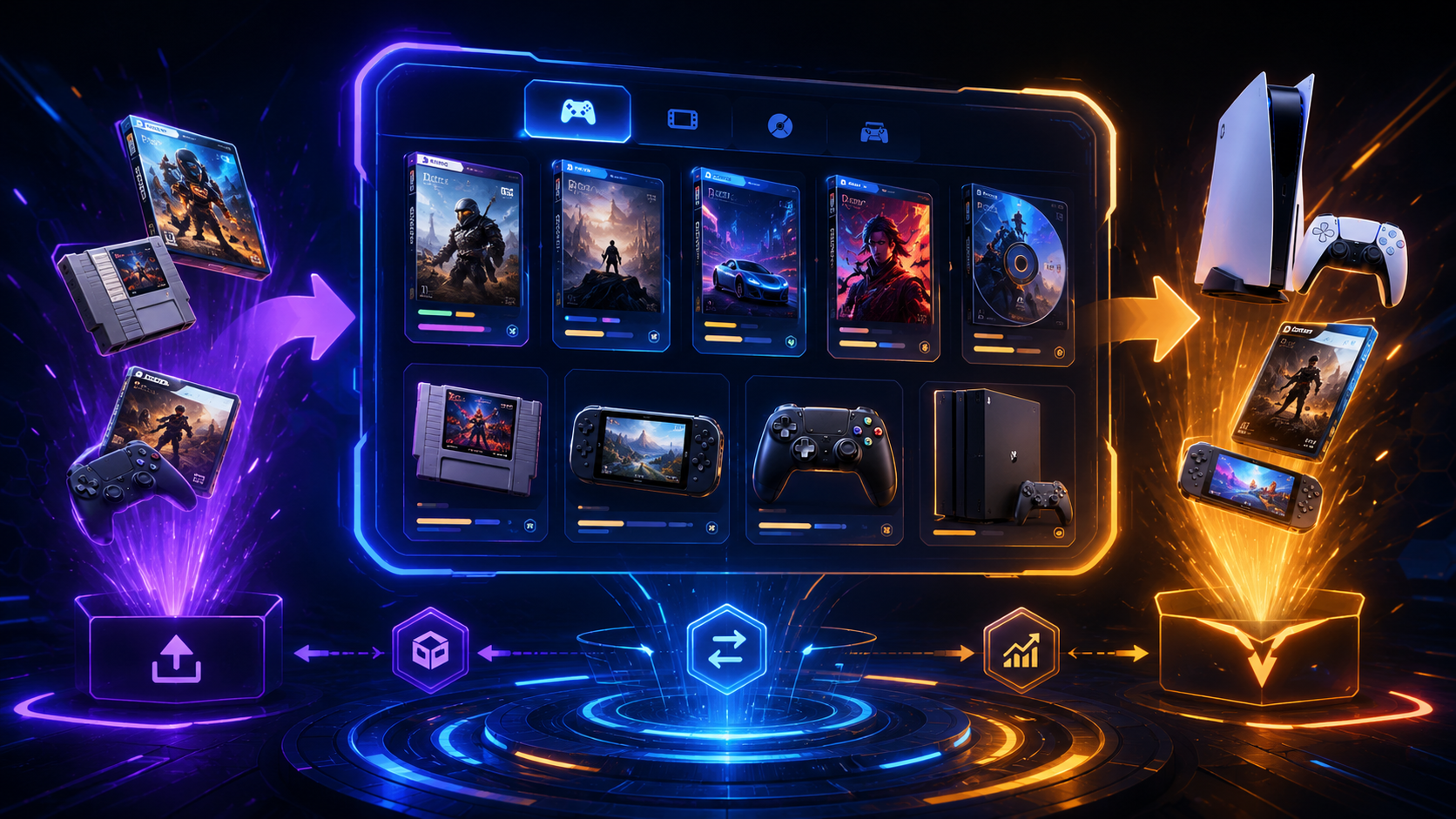 TradeUpGames trade interface