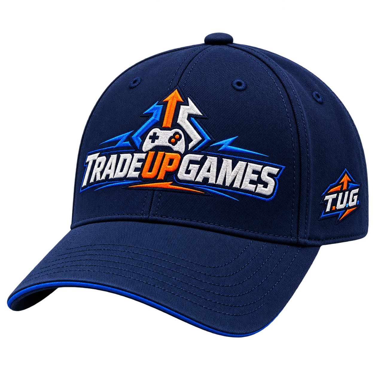Navy TradeUpGames Curved-Brim Cap