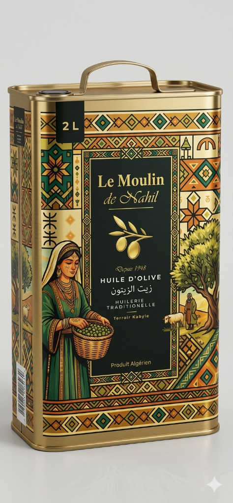 Huile d'Olive Kabylie — Bidon 2L