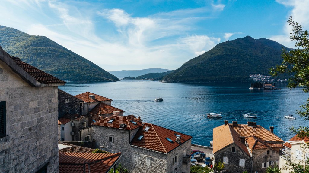 Woman Budva coast