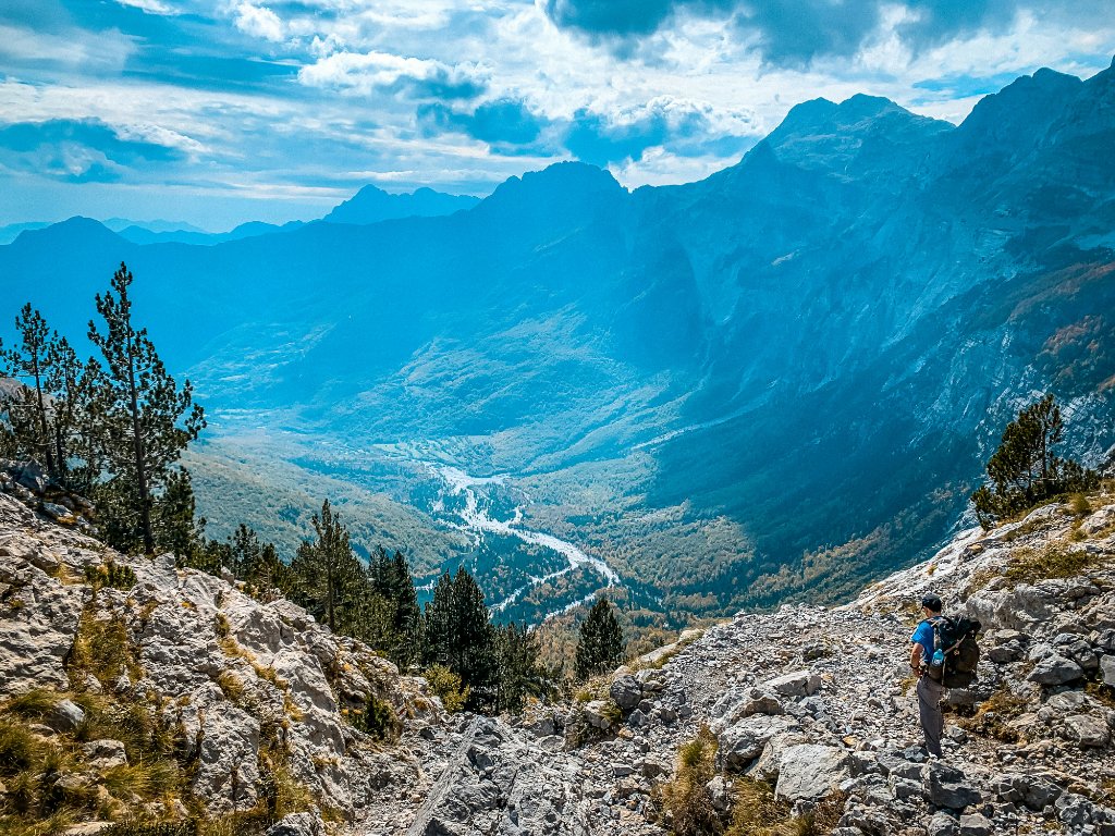 Hiking group on summit