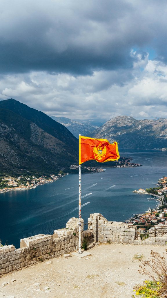 Kotor Bay aerial