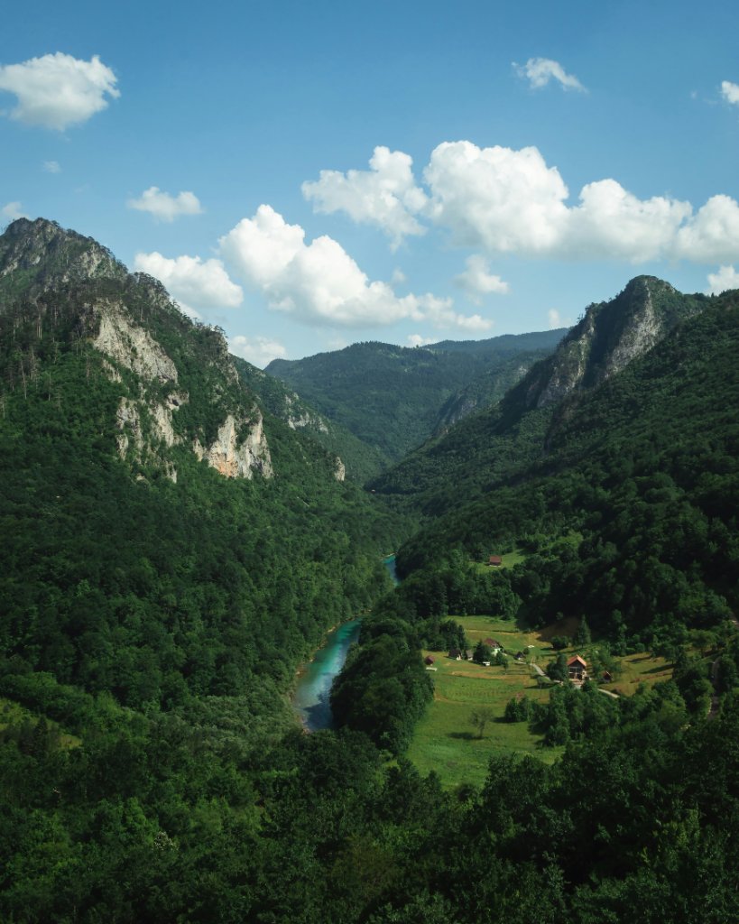 Skadar river bend