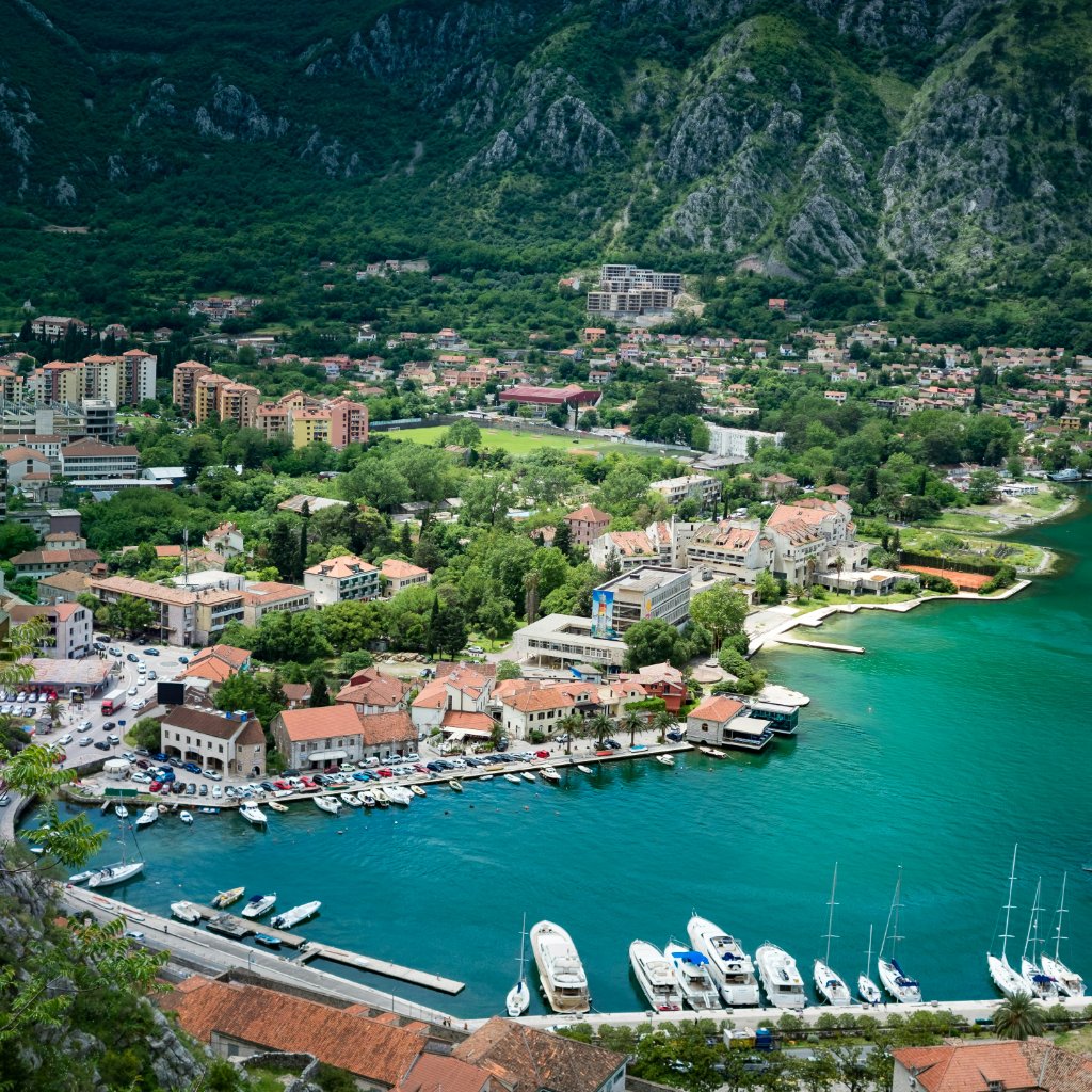 Kotor winding road