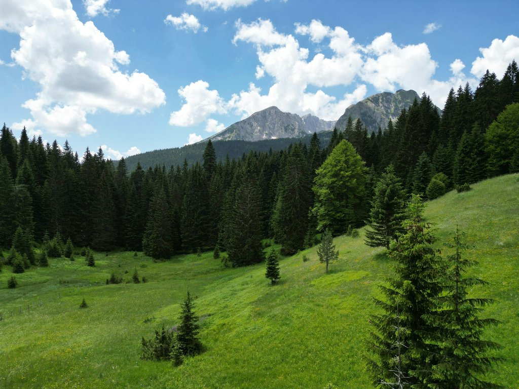 Mountain village view