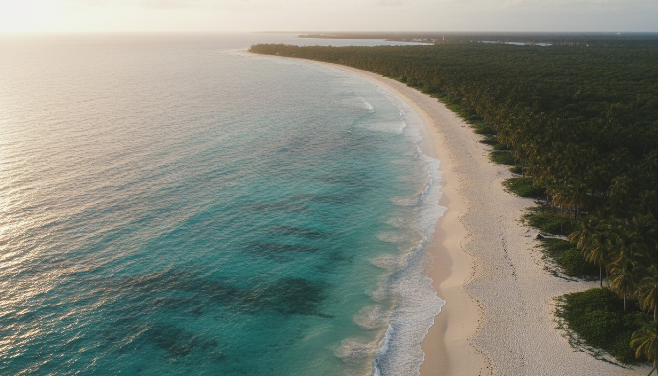 Caribbean coastline