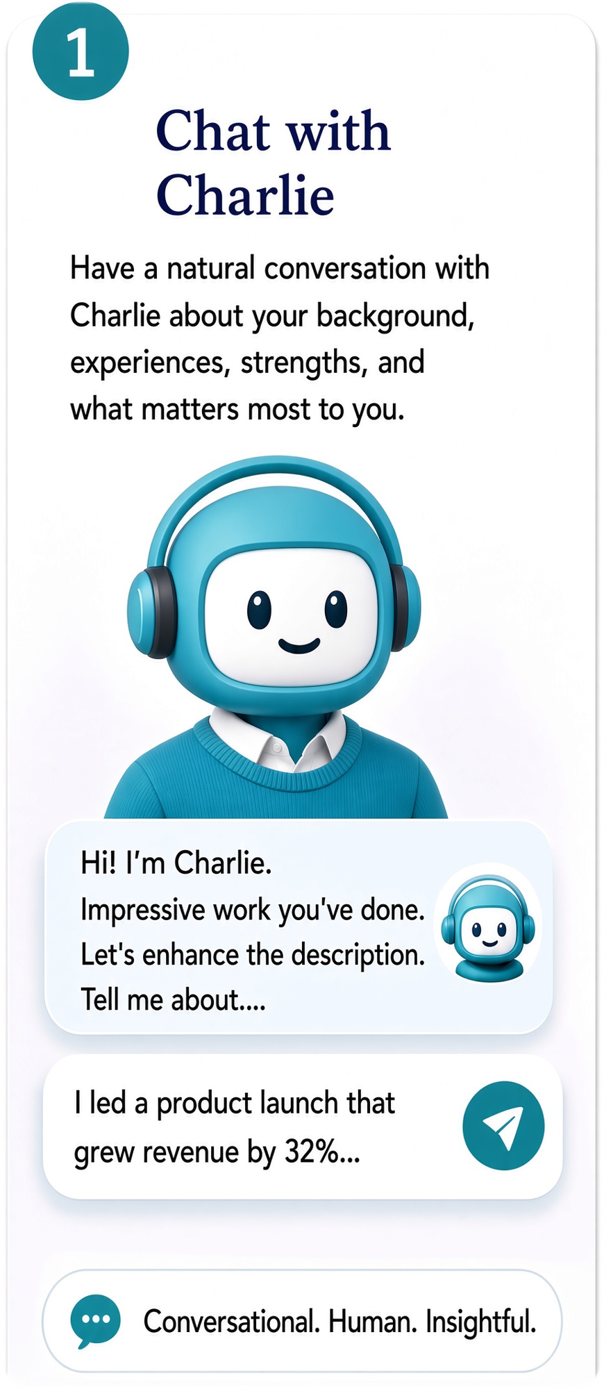 1. Chat with Charlie